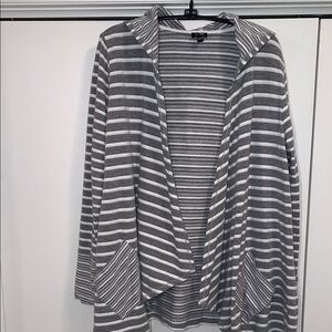 Striped Gray Women's Sweater